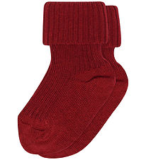 MP Strømper - Rib - Karanda Red