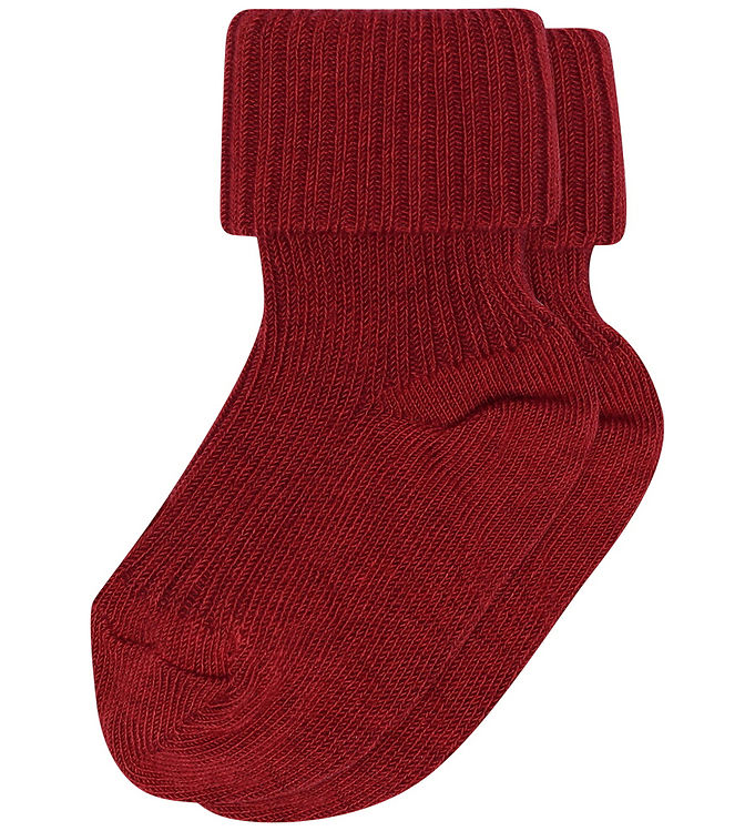 MP Strømper - Rib - Karanda Red