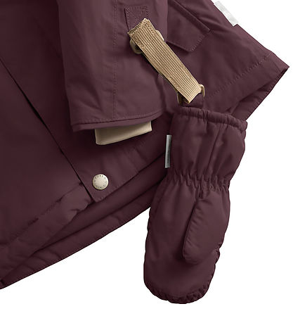 Mini A Ture Luffer - MatCordt Fleece - Fudge Aubergine
