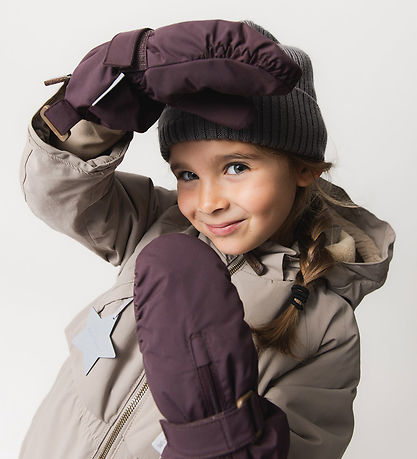 Mini A Ture Luffer m. Fleece - MatCesar - Fudge Aubergine