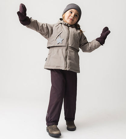 Mini A Ture Luffer m. Fleece - MatCesar - Fudge Aubergine