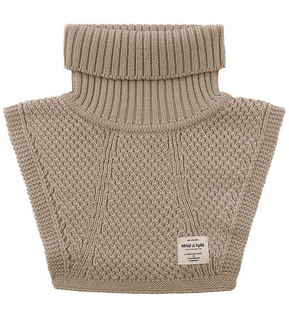 Mini A Ture Halsedisse - Strik - Uld - MatTayler - Grey Brown