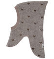 Huttelihut Elefanthue - Uld/Bomuld - 2-lags - Camel Melange m. S