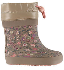 Wheat Termostøvler - Barefoot - Rubber - Portabella Flowers