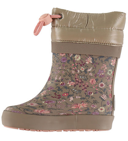 Wheat Termostøvler - Barefoot - Rubber - Portabella Flowers