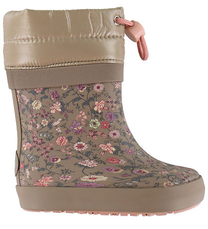Wheat Termostøvler - Barefoot - Rubber - Portabella Flowers