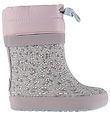 Wheat Termostøvler - Barefood - Rubber - Lilac Blue Flowers