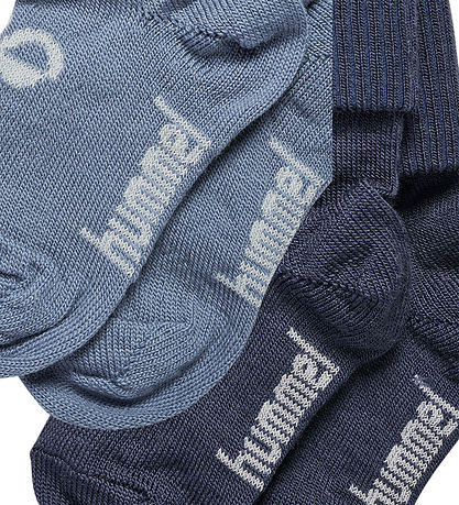 Hummel Strømper - Uld - 2-pak - HmlMini - Ombre Blue/Flint Stone