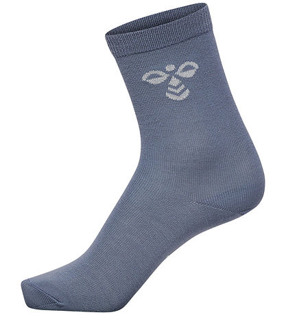 Hummel Strømper - Uld - 2-pak - HmlJR - Ombre Blue/Flint Stone