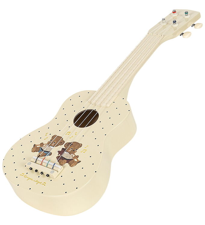 Konges Sløjd Guitar - Beige/Blå m. Teddy Bear