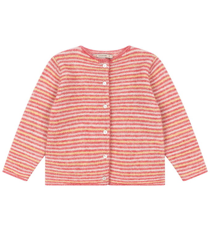 Konges Sløjd Cardigan - Bomuld/Uld - Pipo - Multi Stribe