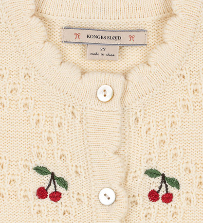 Konges Sløjd Cardigan - Cocolo - Strik - Buttercream