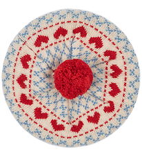 Konges Sløjd Hue - Ud/Polyamid - Belou Beret - Heart