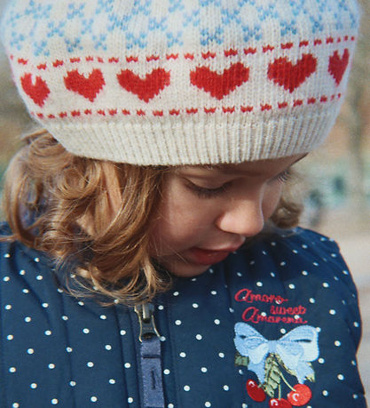 Konges Sløjd Hue - Ud/Polyamid - Belou Beret - Heart