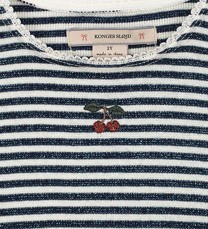 Konges Sløjd Bluse - Roli - Stripe Eclipse m. Glimmer