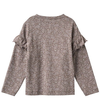 Wheat Bluse - Belinda - Purple Plum Paisley