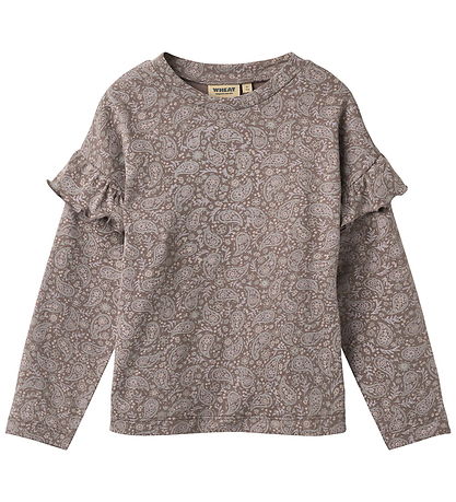 Wheat Bluse - Belinda - Purple Plum Paisley