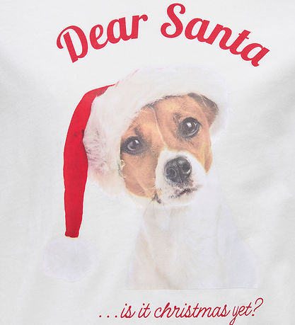 Kids Only T-shirt - KogAnimal - Cloud Dancer/Dear Santa