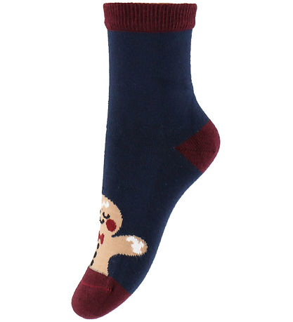 Kids Only Strømper - KogChristmas - 5-pak - Carbernet/Multi