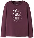 Name It Bluse - NmfOlinas - Mauve Wine
