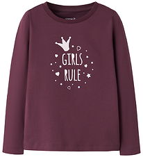 Name It Bluse - NmfOlinas - Mauve Wine