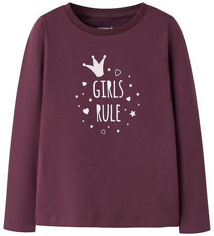 Name It Bluse - NmfOlinas - Mauve Wine