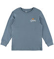 Name It Bluse - NkmOlias - Blue Mirage