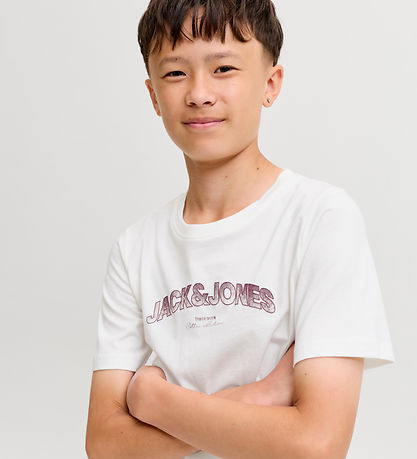 Jack & Jones T-shirt - JjAvery - Cloud Dancer