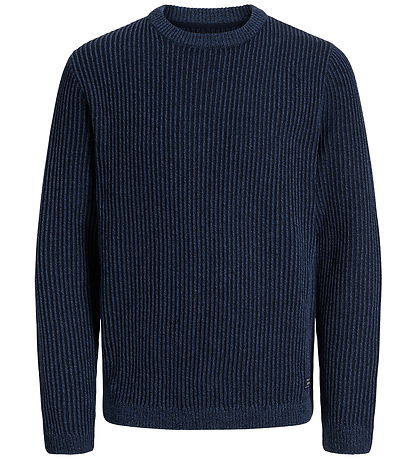 Jack & Jones Bluse - Strik - JjeDover - Sky Captain