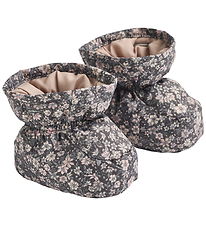 Wheat Futter - Baby - Dark Charcoal flowers