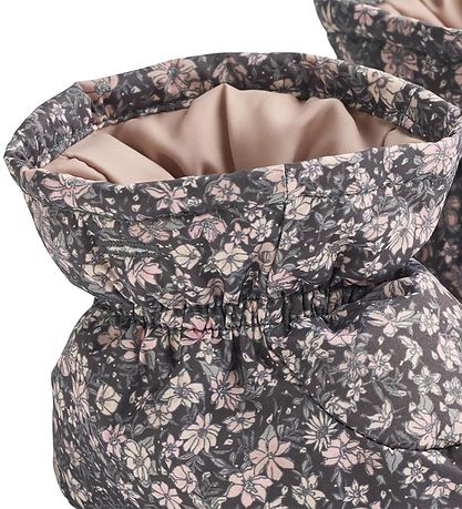 Wheat Futter - Baby - Dark Charcoal flowers