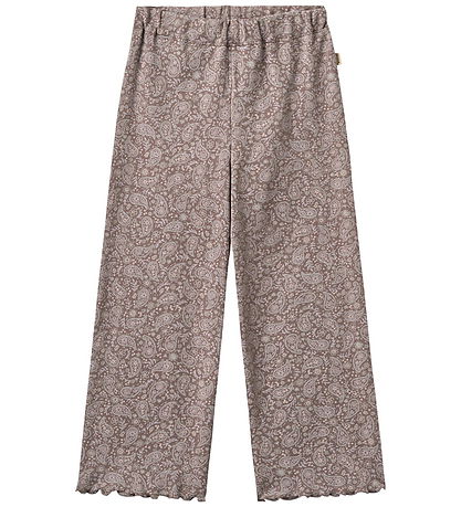 Wheat Bukser - Ela - Purple Plum Paisley