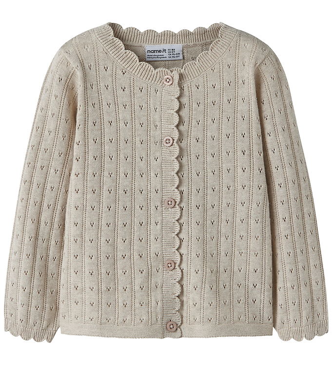 Name it Cardigan - Strik - NmfOlin - Peyote Melange