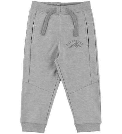 Name it Sweatpants - NmmOscar - Grey Melange