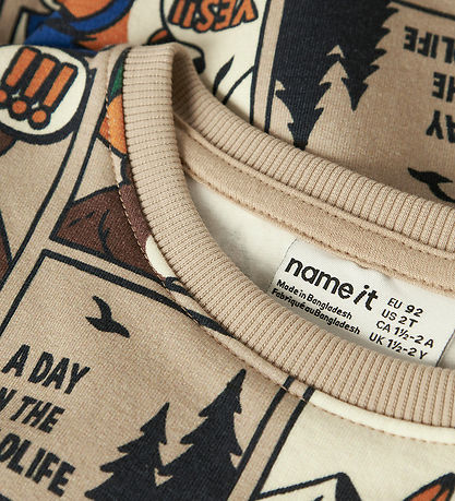 Name it Sweatshirt - NmmOswaldy - Sesame