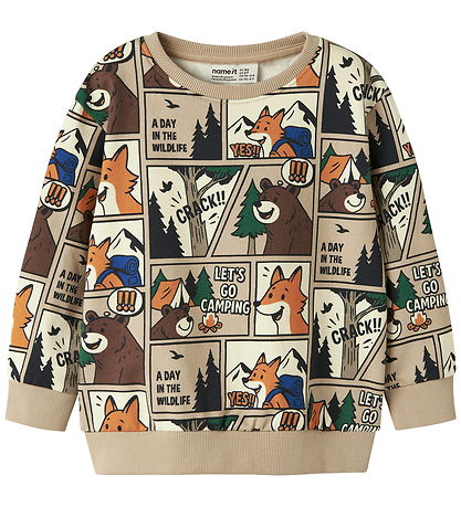 Name it Sweatshirt - NmmOswaldy - Sesame
