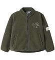 Name it Fleecejakke - NmmOwe - Olive Night