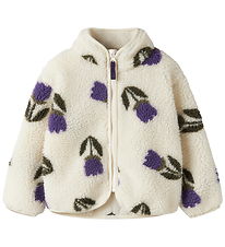 Name it Fleecejakke - NmfOnelda - Antique White