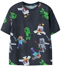 Name it T-shirt - NkmStef - Minecraft - Ombre Blue