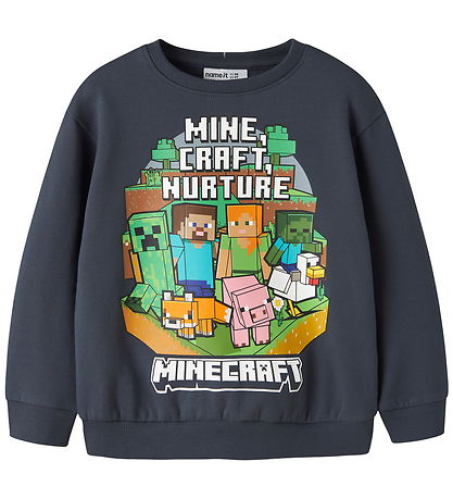 Name it Sweatshirt - NmmSoren - Minecraft - Ombre Blue
