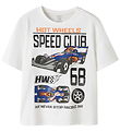Name it T-shirt - NkmSiddi - Hotwheels - Bright White