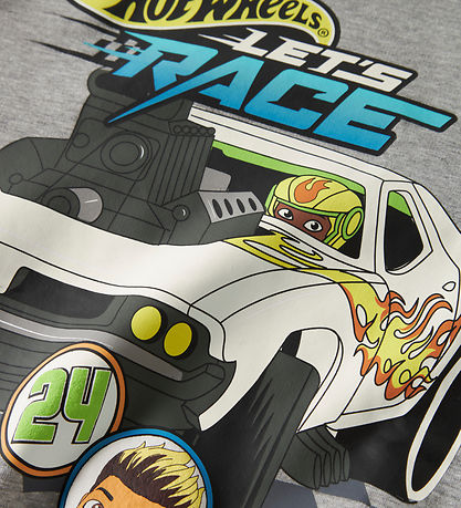 Name it Sweatshirts - NmmSloan - Hotwheels - Grey Melange