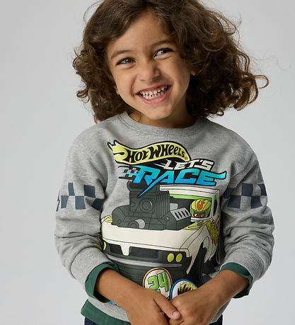 Name it Sweatshirts - NmmSloan - Hotwheels - Grey Melange