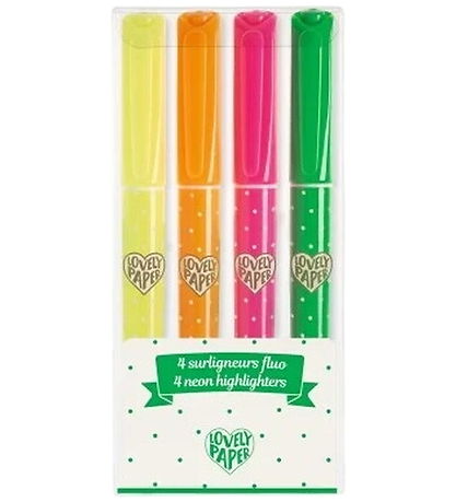 Djeco Overstregningstuscher - 4-pak - Neon