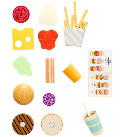 Kids Concept Legemad - Hamburgermenu
