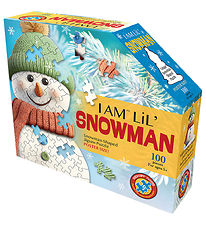 Madd Capp Puzzles Jigsaw Puzzle - 100 Bricks - Snowman