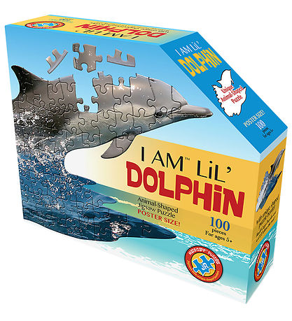 Madd Capp Puzzles Puslespil - 100 Brikker - Delfin