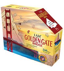 Madd Capp Puzzles Jigsaw Puzzle - 350 Bricks - Golden Gate Bridg
