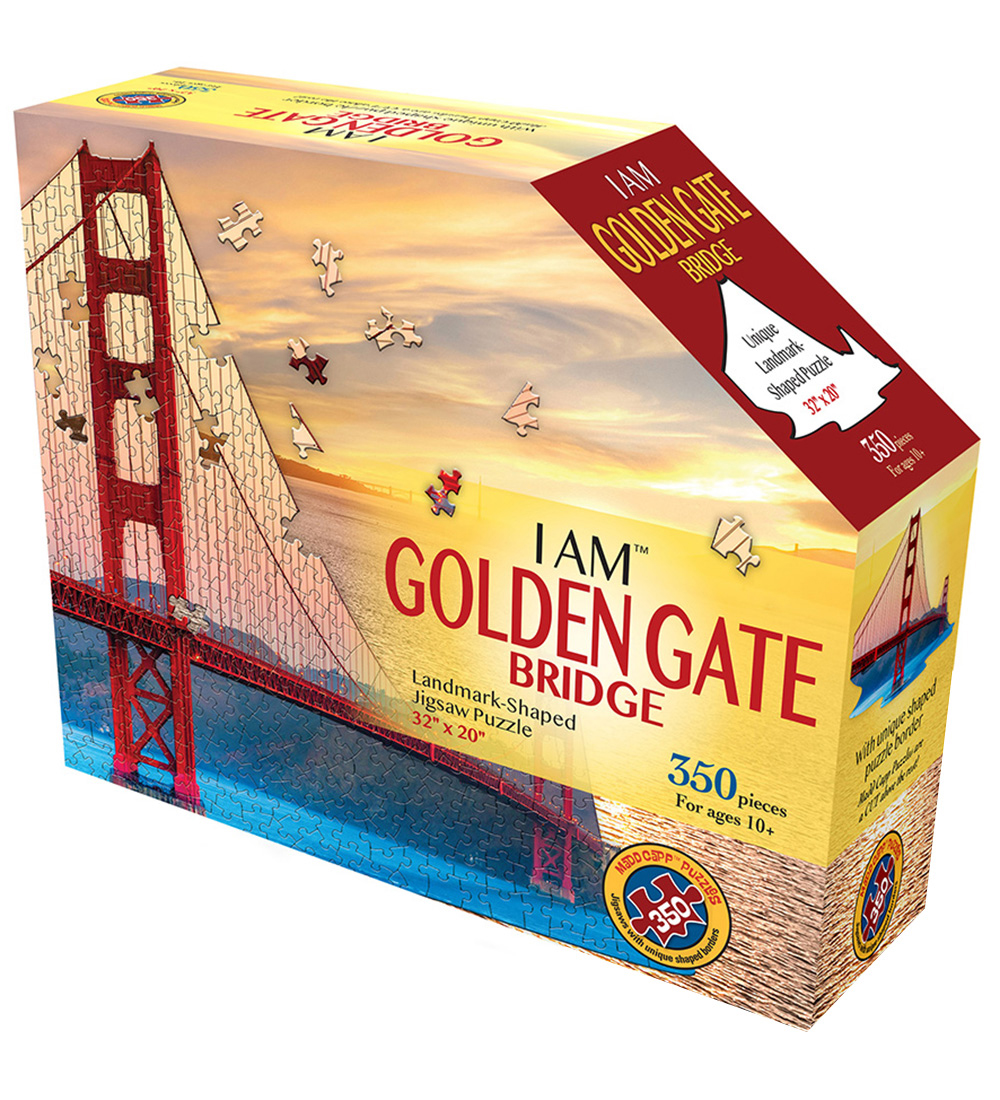 Madd Capp Puzzles Puzzlespiel - 350 Teile - Golden Gate Brücke - Madd Capp Puzzles - One Size - Puzzlespiele