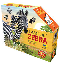 Madd Capp Puzzles Jigsaw Puzzle - 100 Bricks - Zebra